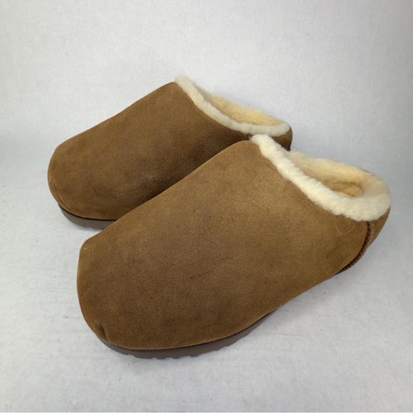 UGG Pumped Slide Chestnut Suede Comfort Womens Slippers Size 9 - Picture 3 of 13